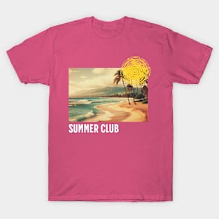 Summer Club - Hawaiian Beach T-Shirt